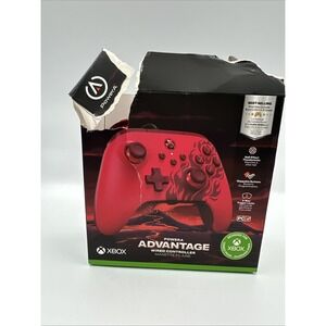 PowerA Advantage Wired Controller Xbox Series X|S Xbox One Red Flame Open Box